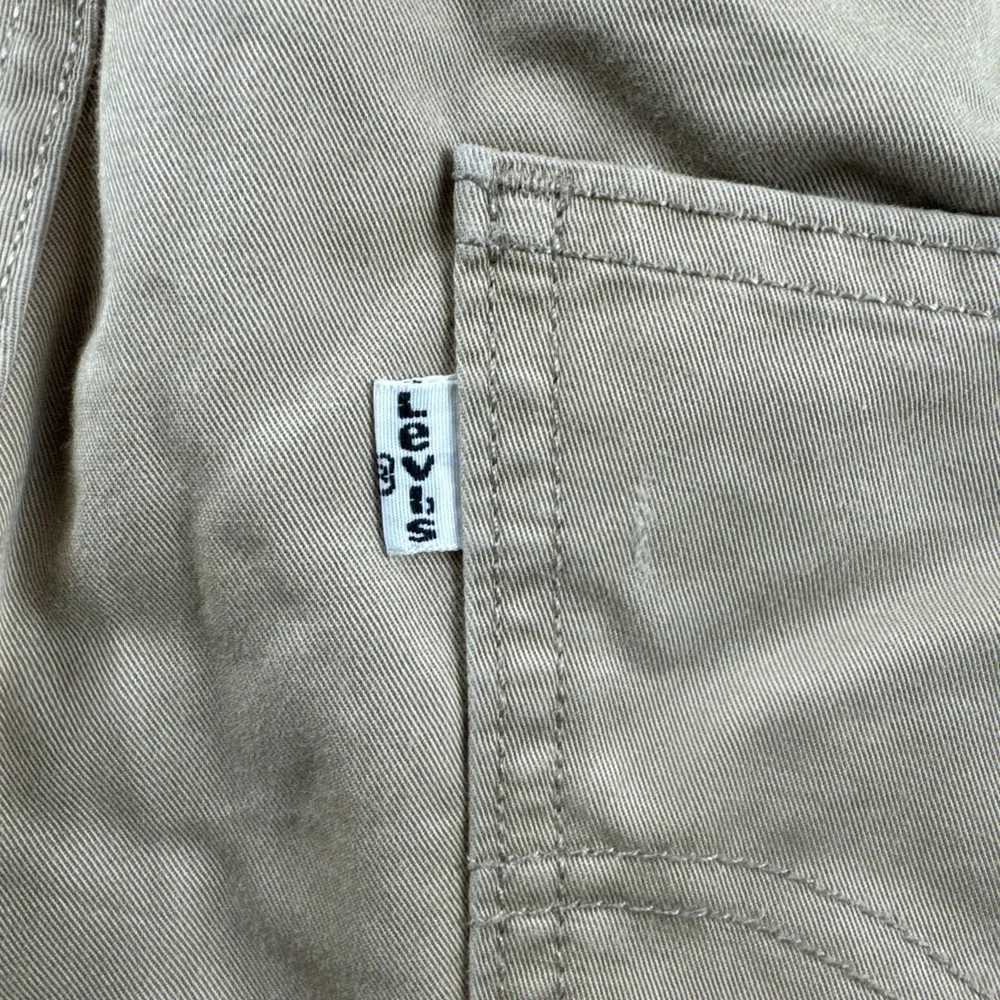 Levis Khakis Mens 30x30 Beige Pants Regular Fit Straight Leg Cotton White Tab